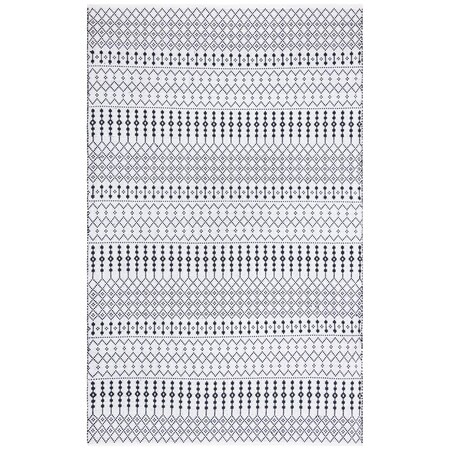 Safavieh 4 x 6 ft. Kilim Global & Contemporary Rectangle Rug, Ivory & Black KLM704A-4